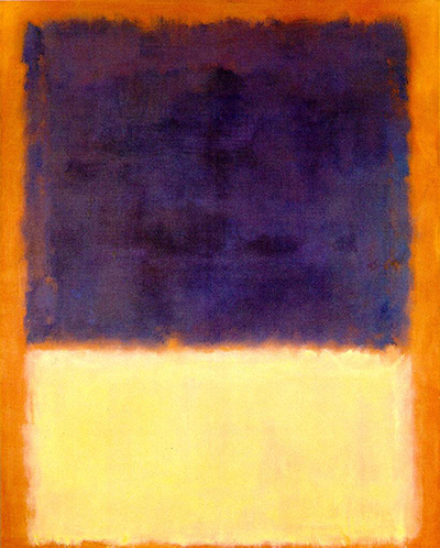 Red, Orange, Tan and Purple Mark Rothko